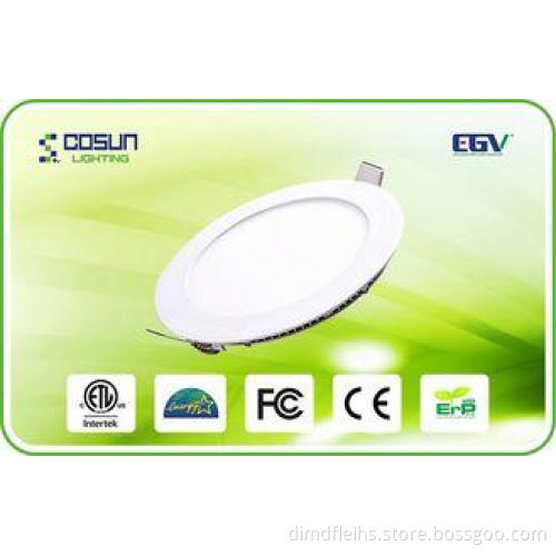 SMD3014 Indoor Recessed Energy Saving LED Downlights / Roun